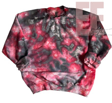 Load image into Gallery viewer, Red &amp; Black Ice Dye
